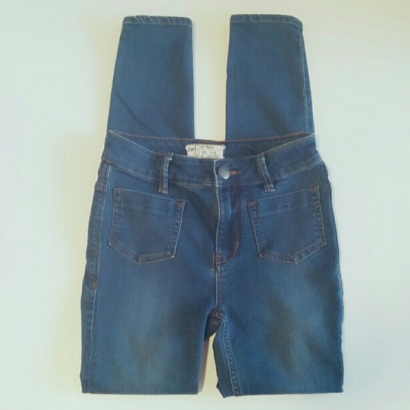 Free People High Waist Skinny Jeans - Picture 2 of 7